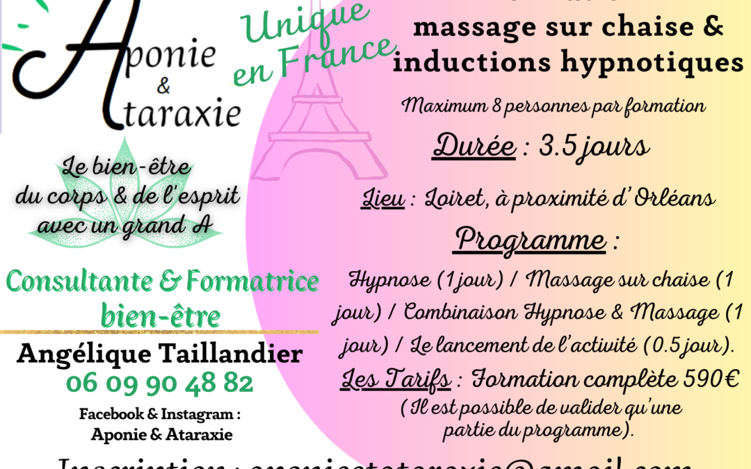 Formation – Hypno massage sur chaise