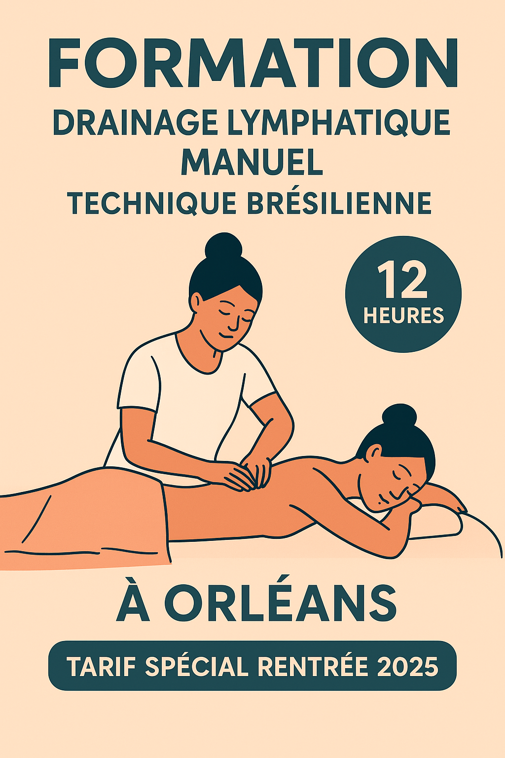 formation massage drainage lymphatique region centre val de loire