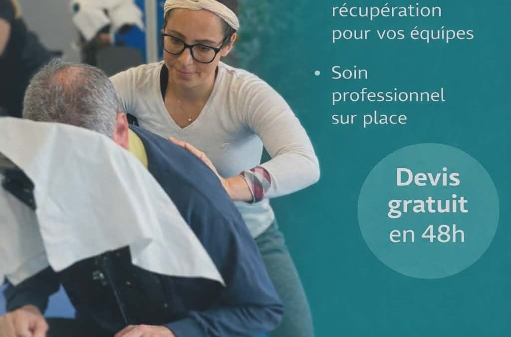 Le massage sur chaise en entreprise